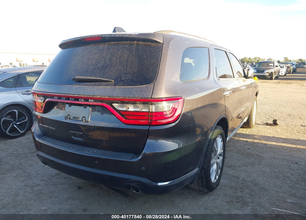 2017 DODGE DURANGO SXT RWD VIN: 1C4RDHAG1HC709102