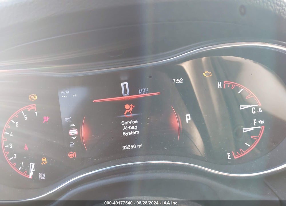 2017 DODGE DURANGO SXT RWD VIN: 1C4RDHAG1HC709102