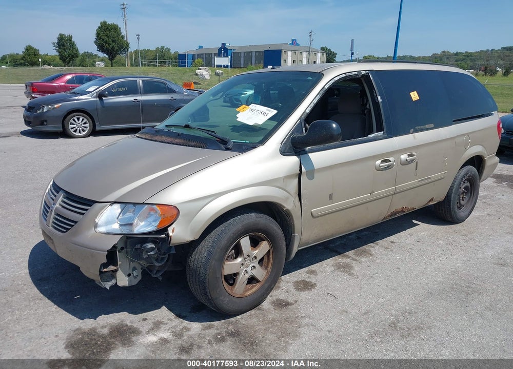 2006 DODGE GRAND CARAVAN SXT VIN: 2D4GP44L36R896222