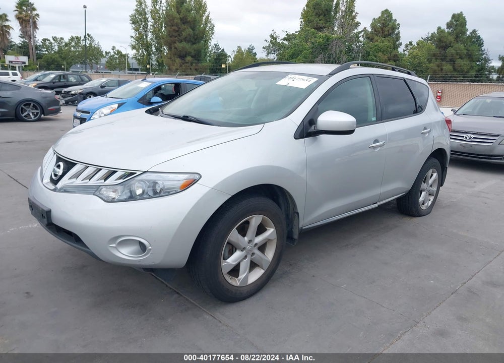 2009 NISSAN MURANO S VIN: JN8AZ18W79W202115
