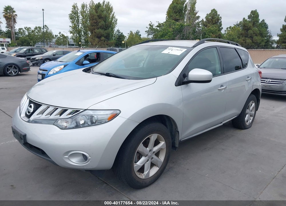 2009 NISSAN MURANO S VIN: JN8AZ18W79W202115