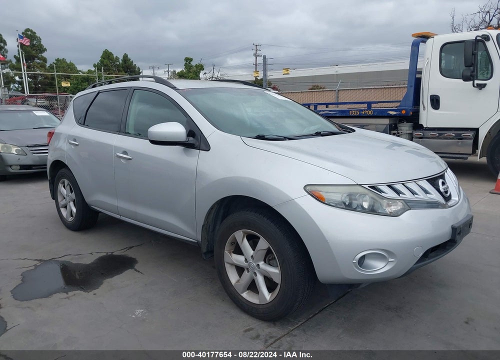 2009 NISSAN MURANO S VIN: JN8AZ18W79W202115