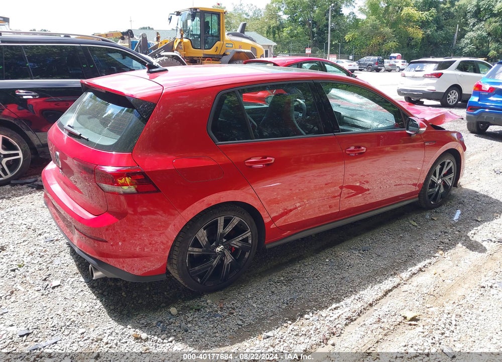 2022 VOLKSWAGEN GOLF GTI 2.0T SE VIN: WVW487CD9NW123382