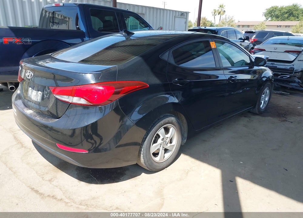 2015 HYUNDAI ELANTRA SE VIN: KMHDH4AE2FU265866