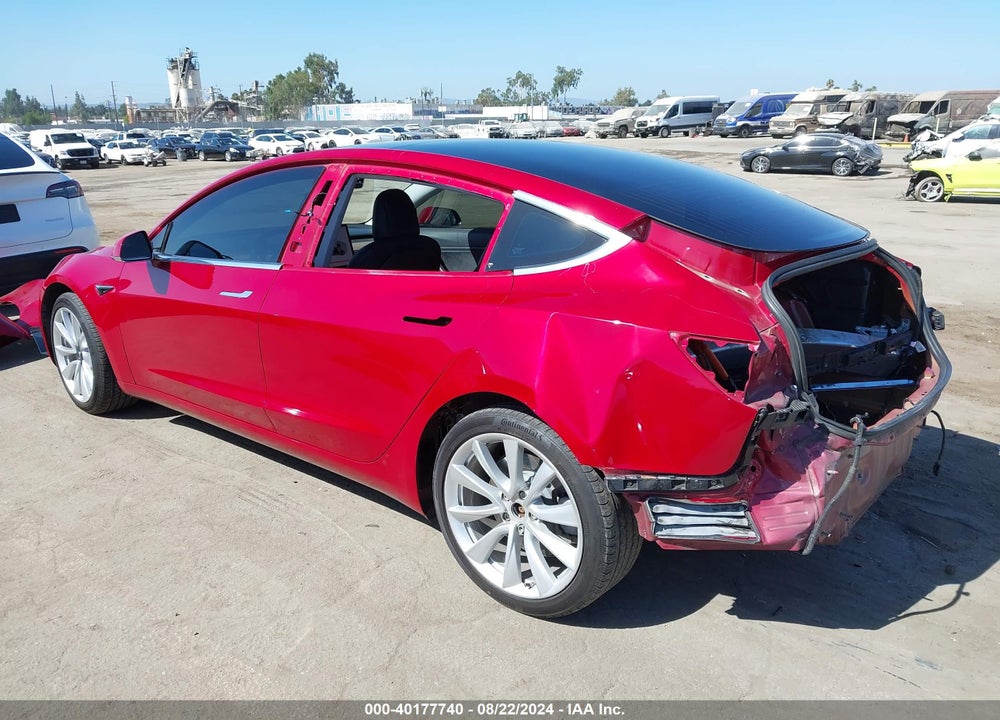 2019 TESLA MODEL 3 VIN: 5YJ3E1EB8KF406594