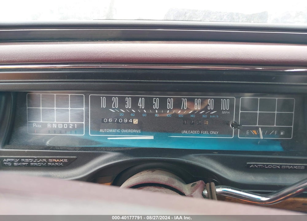 1993 BUICK LESABRE CUSTOM/90TH ANNIVERSARY VIN: 1G4HP53L1PH531748