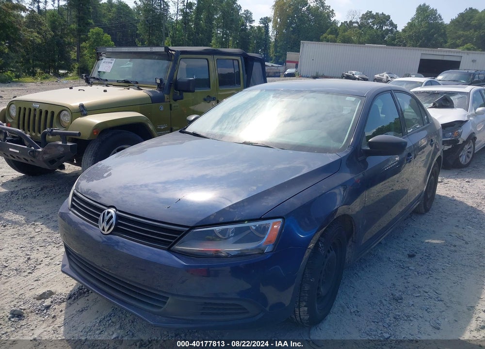 2014 VOLKSWAGEN JETTA 2.0L S VIN: 3VW2K7AJ6EM438607