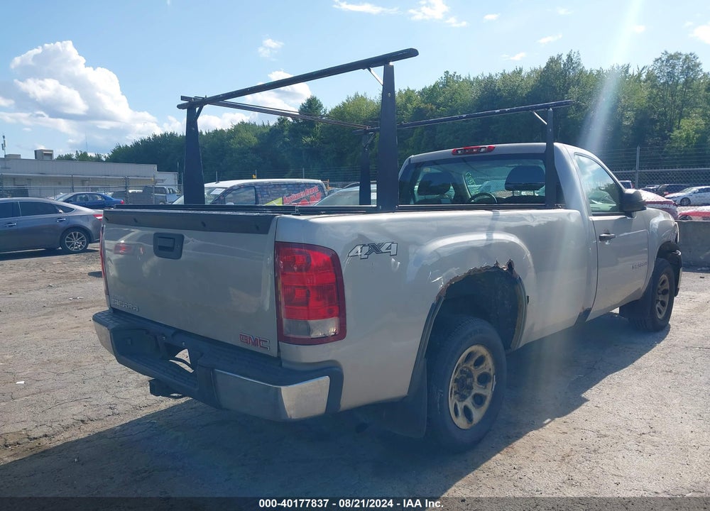 2008 GMC SIERRA 1500 WORK TRUCK VIN: 1GTEK14X48Z319602