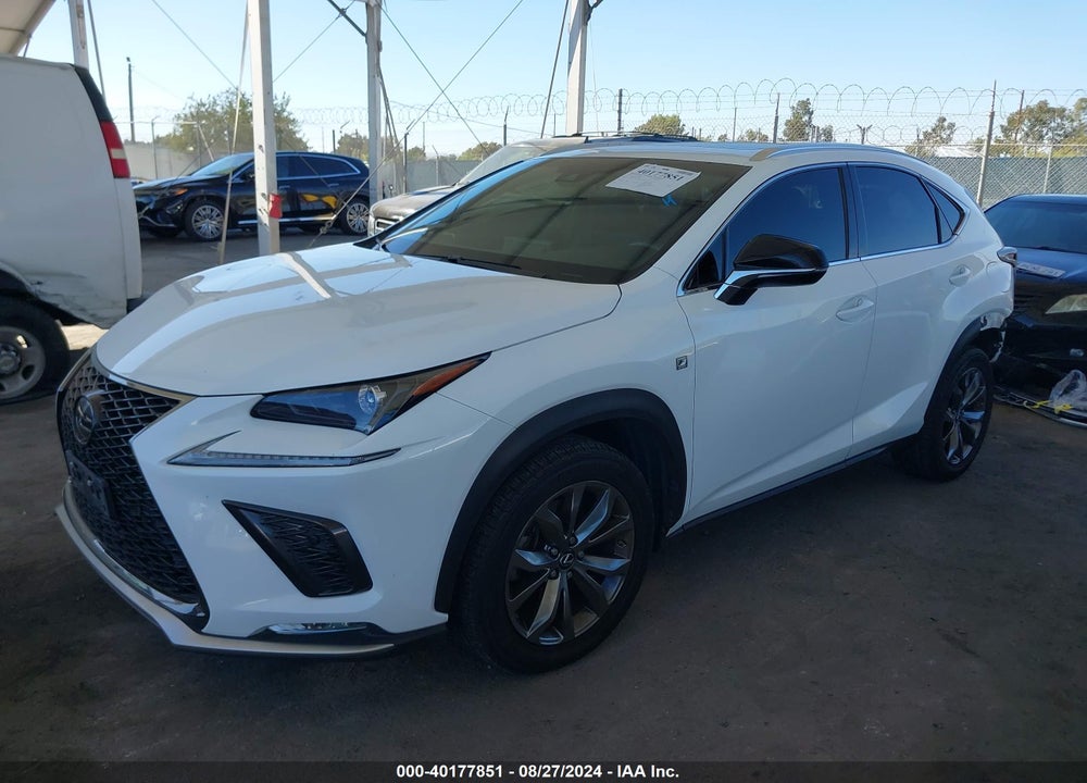 2019 LEXUS NX 300 F-SPORT VIN: JTJYARBZ9K2134350