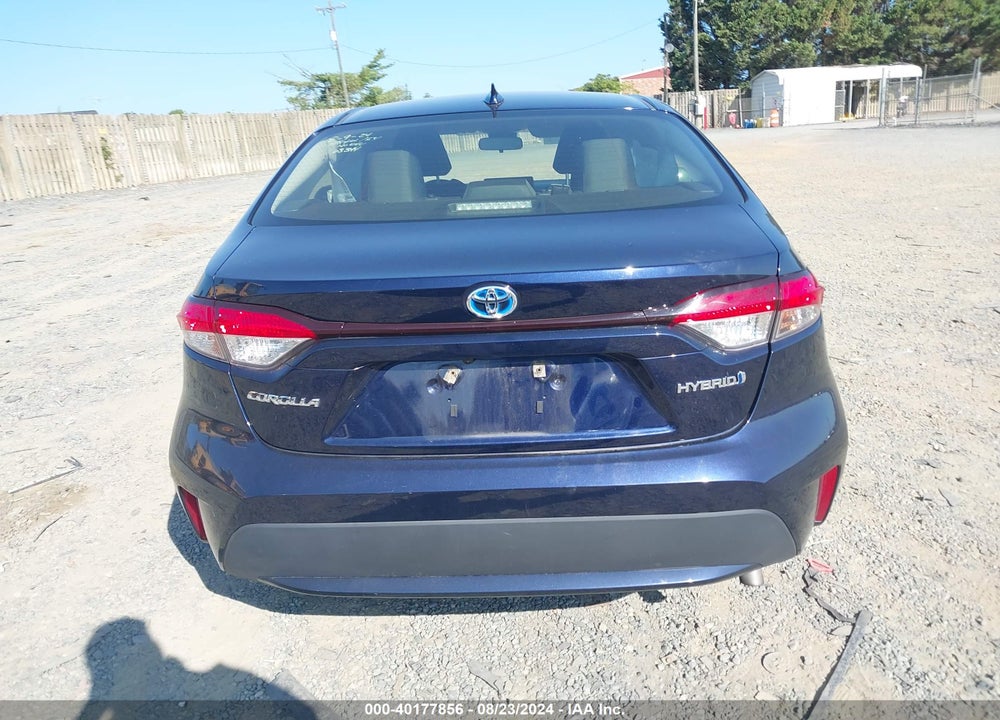 2022 TOYOTA COROLLA HYBRID LE VIN: JTDEAMDE9NJ058318
