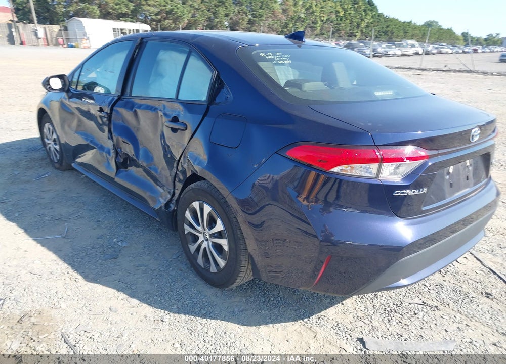 2022 TOYOTA COROLLA HYBRID LE VIN: JTDEAMDE9NJ058318