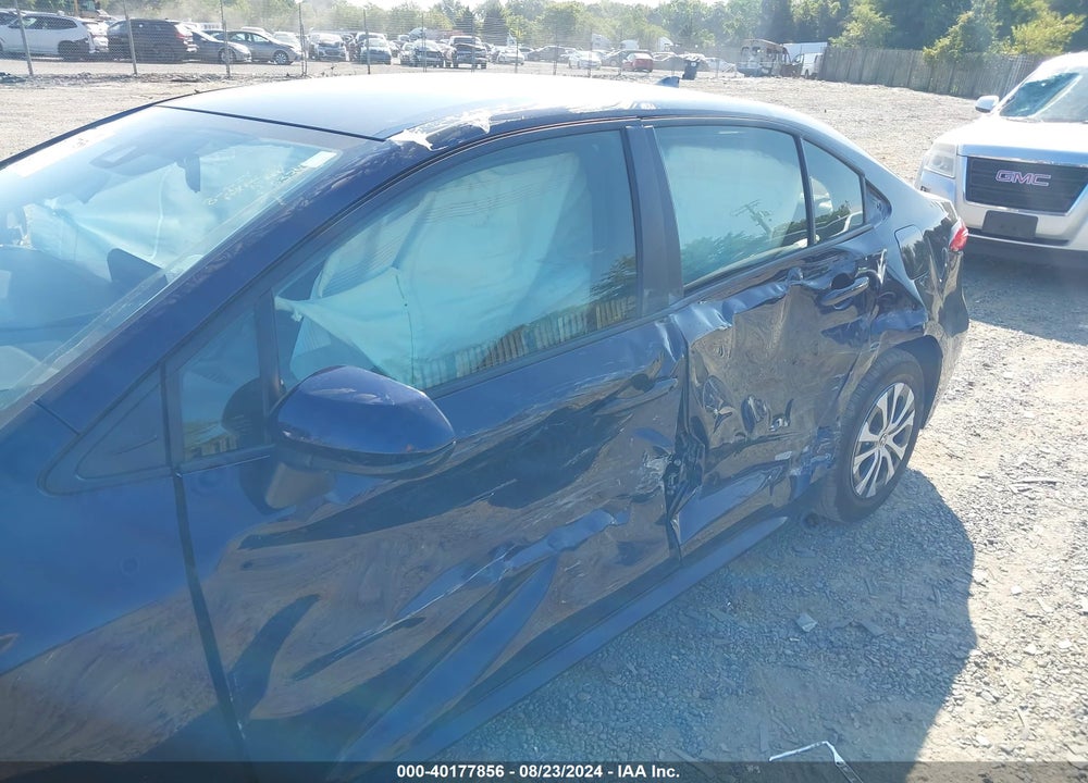 2022 TOYOTA COROLLA HYBRID LE VIN: JTDEAMDE9NJ058318