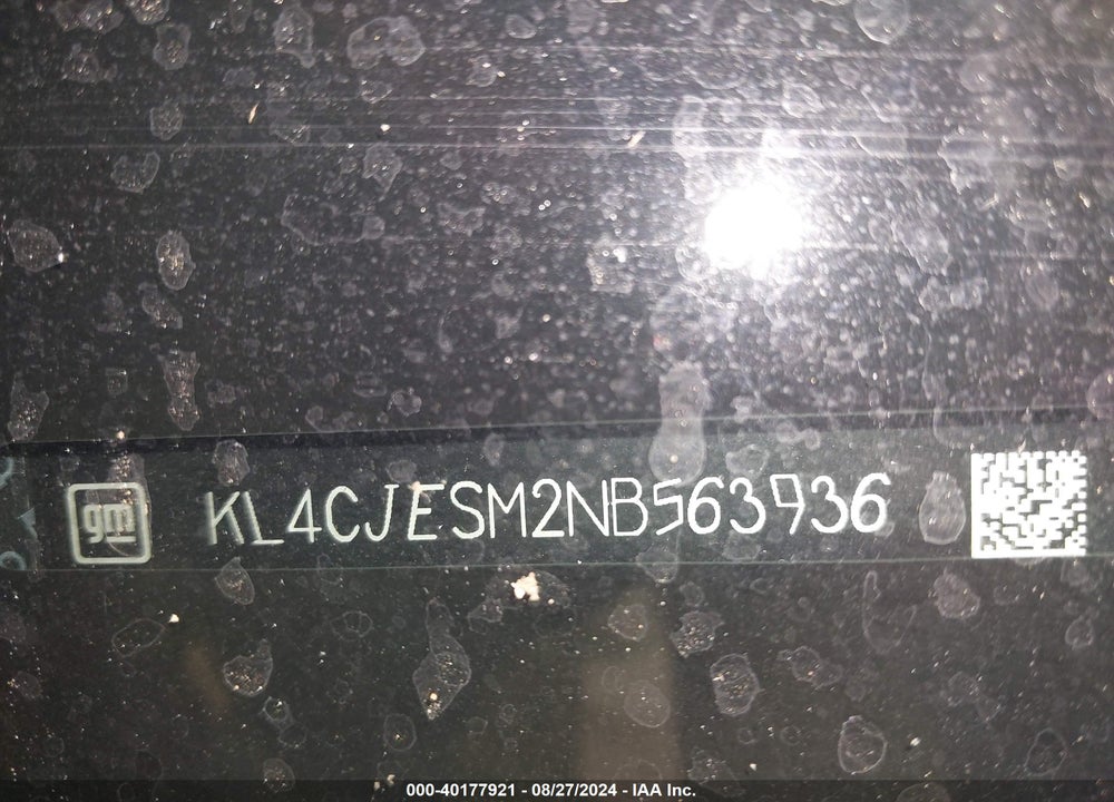 2022 BUICK ENCORE AWD PREFERRED VIN: KL4CJESM2NB563936