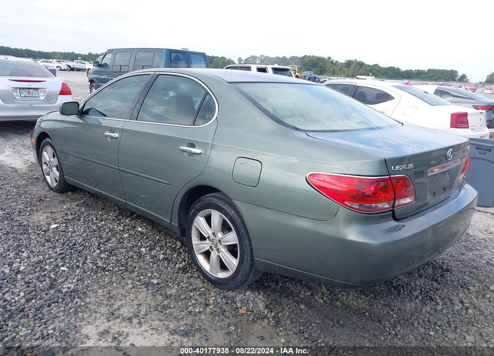 2005 LEXUS ES 330 VIN: JTHBA30G755059382