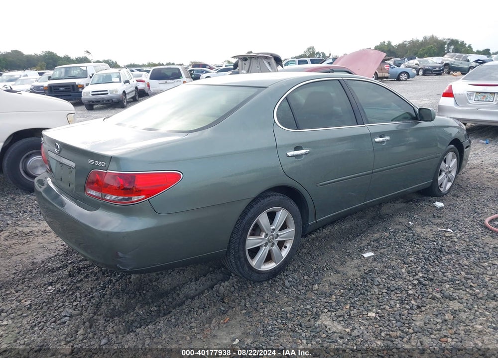 2005 LEXUS ES 330 VIN: JTHBA30G755059382