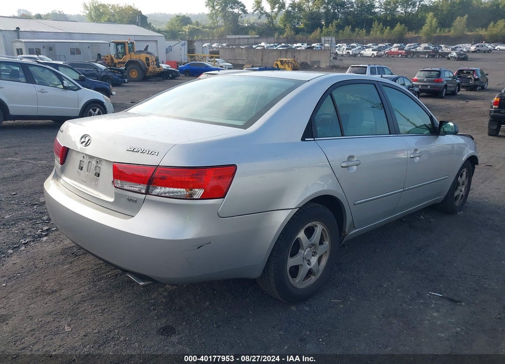2006 HYUNDAI SONATA GLS V6/LX V6 VIN: 5NPEU46F86H035460