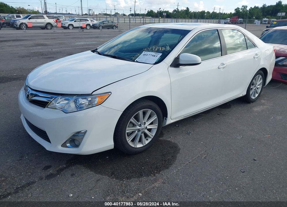 2012 TOYOTA CAMRY XLE VIN: 4T4BF1FK7CR268256