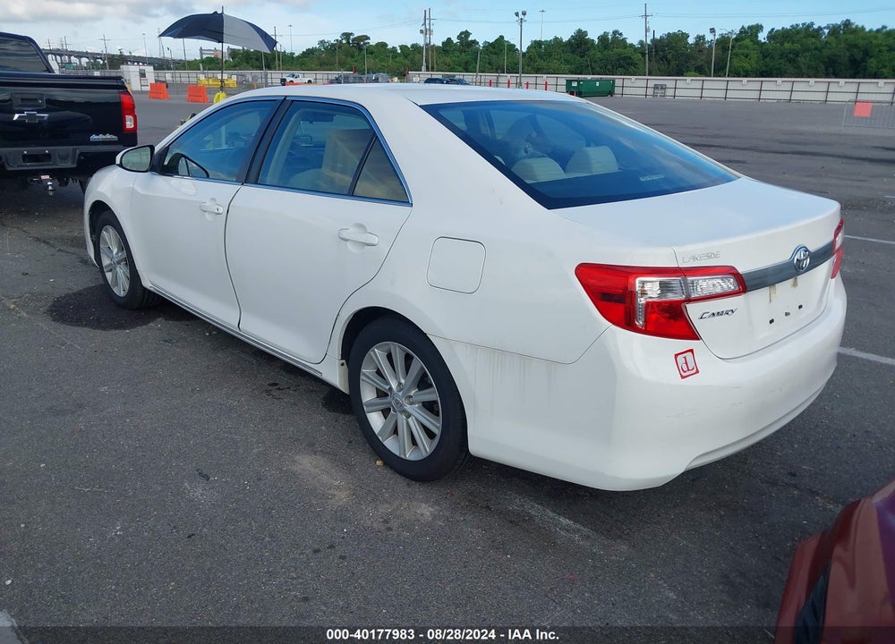 2012 TOYOTA CAMRY XLE VIN: 4T4BF1FK7CR268256