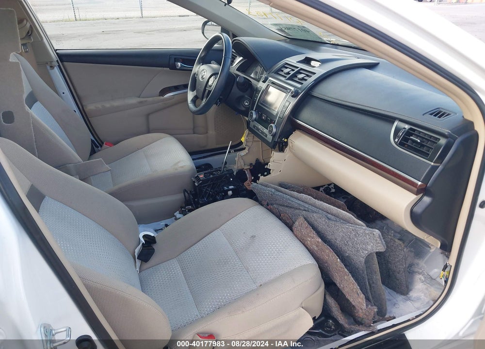 2012 TOYOTA CAMRY XLE VIN: 4T4BF1FK7CR268256