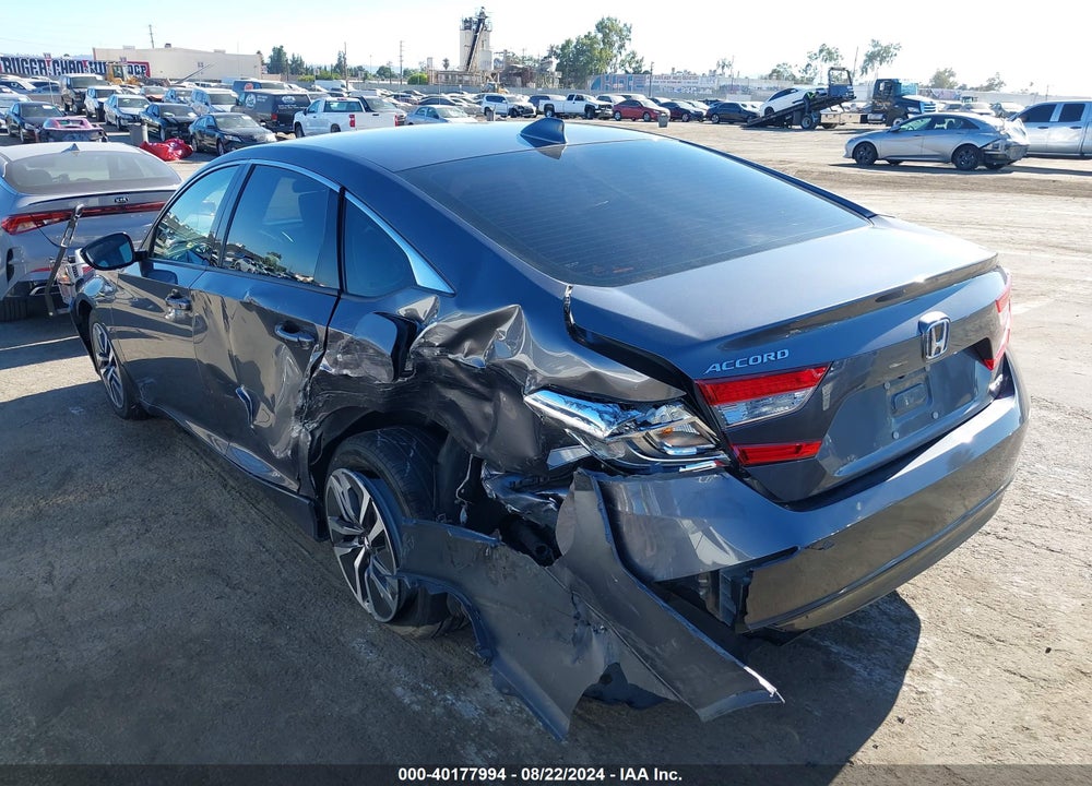 2021 HONDA ACCORD HYBRID VIN: 1HGCV3F1XMA002906