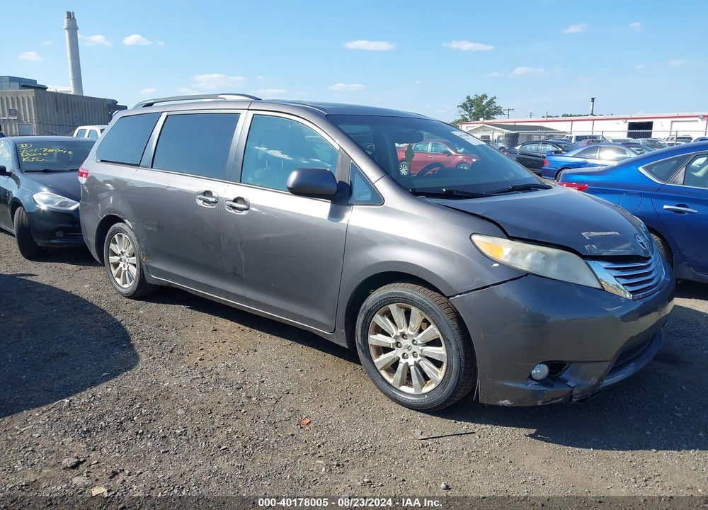 2011 TOYOTA SIENNA XLE V6 VIN: 5TDYK3DC2BS102063