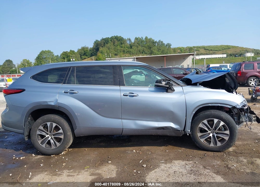 2021 TOYOTA HIGHLANDER XLE VIN: 5TDGZRBH4MS117403