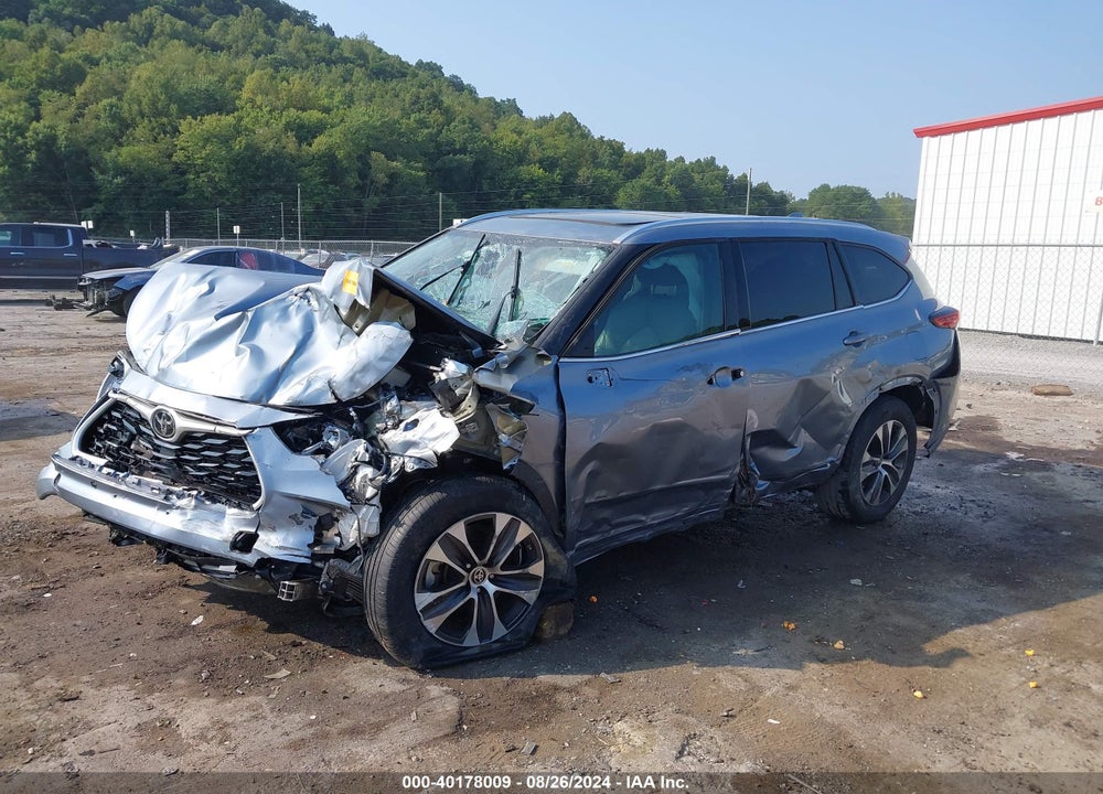 2021 TOYOTA HIGHLANDER XLE VIN: 5TDGZRBH4MS117403