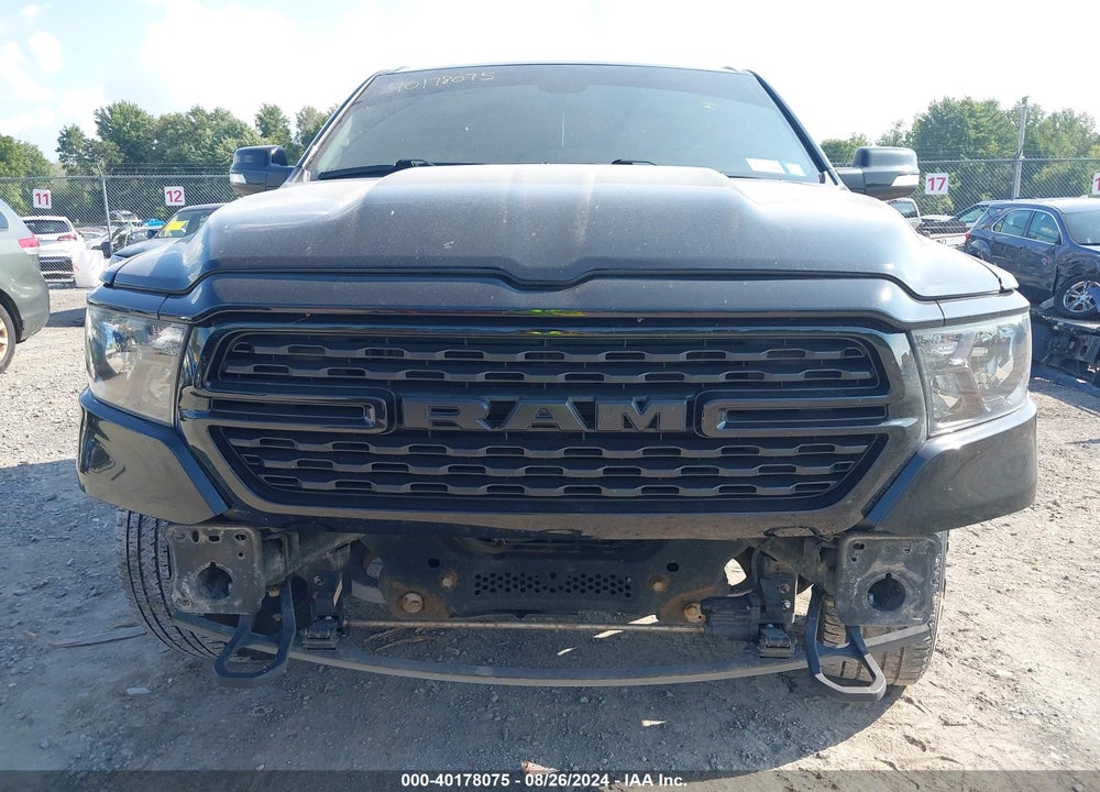 2022 RAM 1500 BIG HORN QUAD CAB 4X4 6'4 BOX VIN: 1C6SRFBT5NN163043