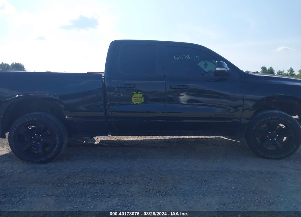 2022 RAM 1500 BIG HORN QUAD CAB 4X4 6'4 BOX VIN: 1C6SRFBT5NN163043