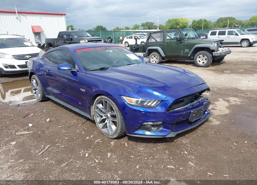 2015 FORD MUSTANG GT PREMIUM VIN: 1FA6P8CF1F5376194
