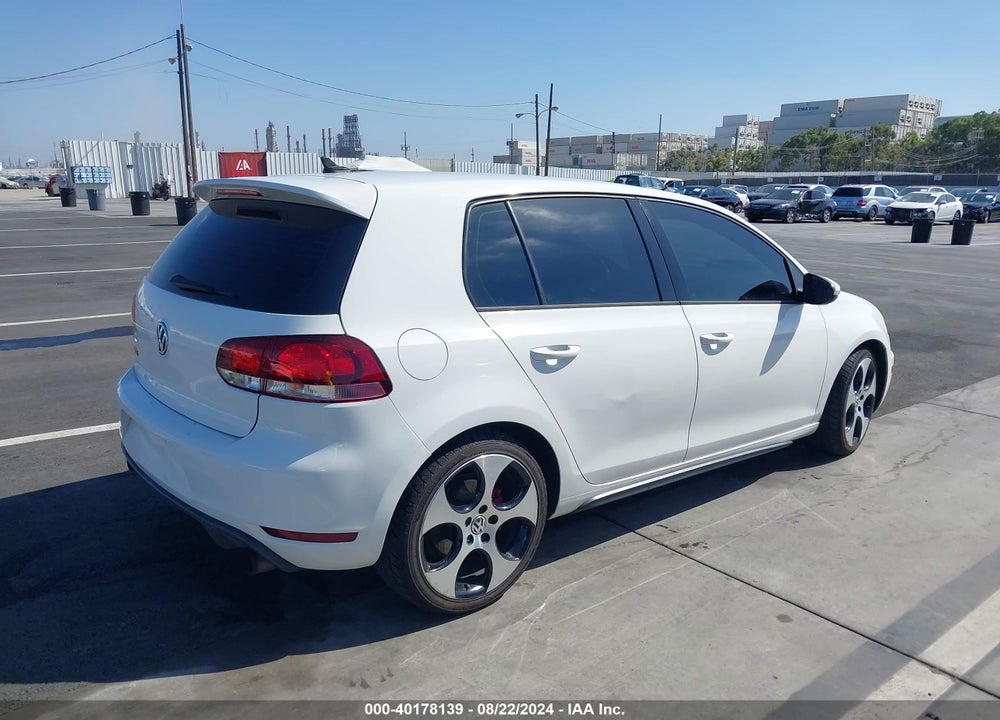 2012 VOLKSWAGEN GTI 4-DOOR AUTOBAHN VIN: WVWHD7AJ4CW327915