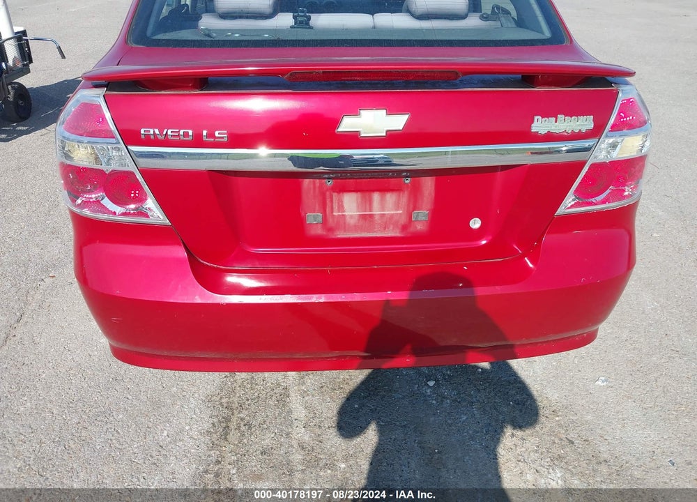 2007 CHEVROLET AVEO LS VIN: KL1TD56667B157614