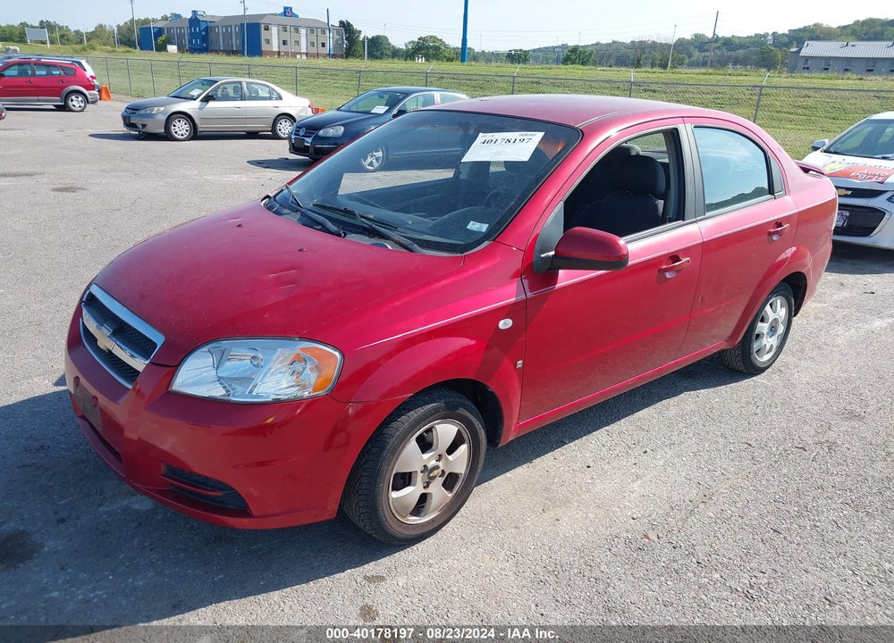 2007 CHEVROLET AVEO LS VIN: KL1TD56667B157614