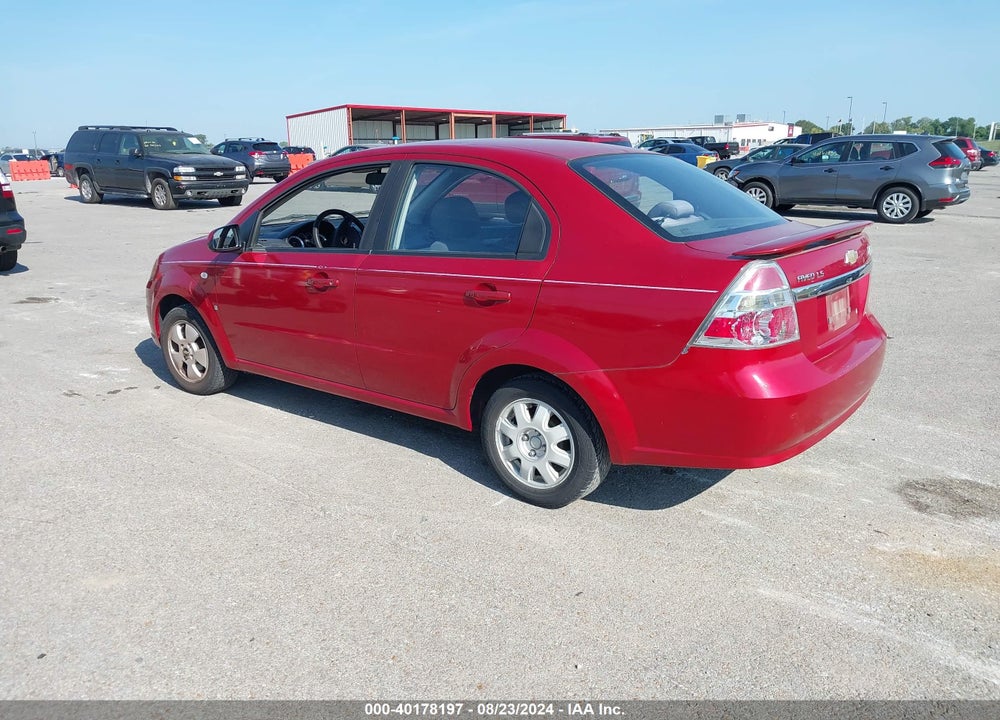 2007 CHEVROLET AVEO LS VIN: KL1TD56667B157614