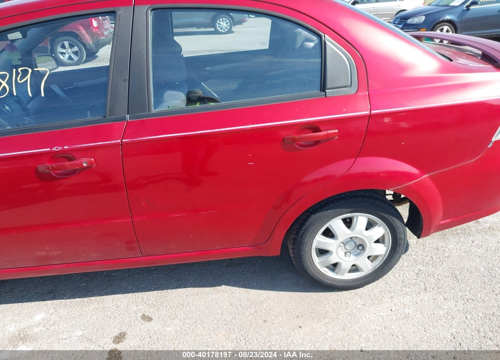 2007 CHEVROLET AVEO LS VIN: KL1TD56667B157614