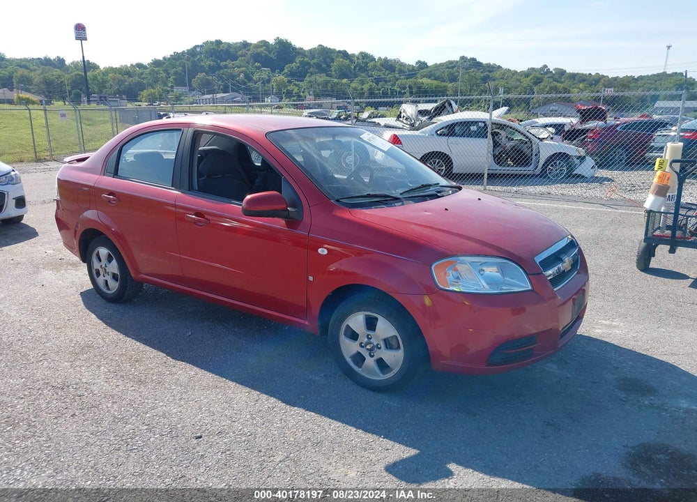 2007 CHEVROLET AVEO LS VIN: KL1TD56667B157614