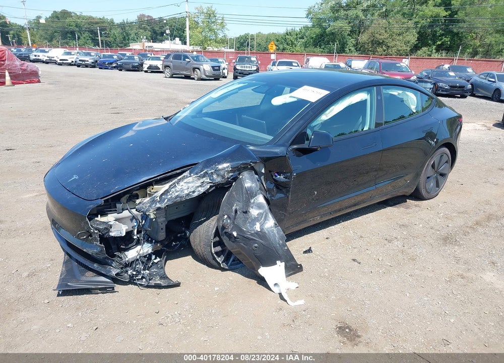 2024 TESLA MODEL 3 LONG RANGE DUAL MOTOR ALL-WHEEL DRIVE VIN: 5YJ3E1EB2RF771394