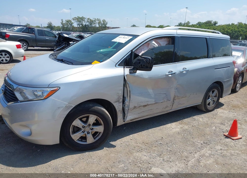2017 NISSAN QUEST SV VIN: JN8AE2KP5H9165467