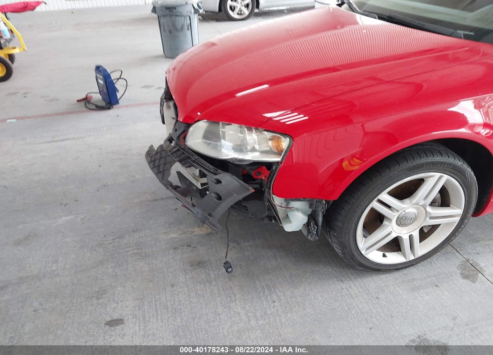 2008 AUDI A4 2.0T VIN: WAUAF78E98A010086