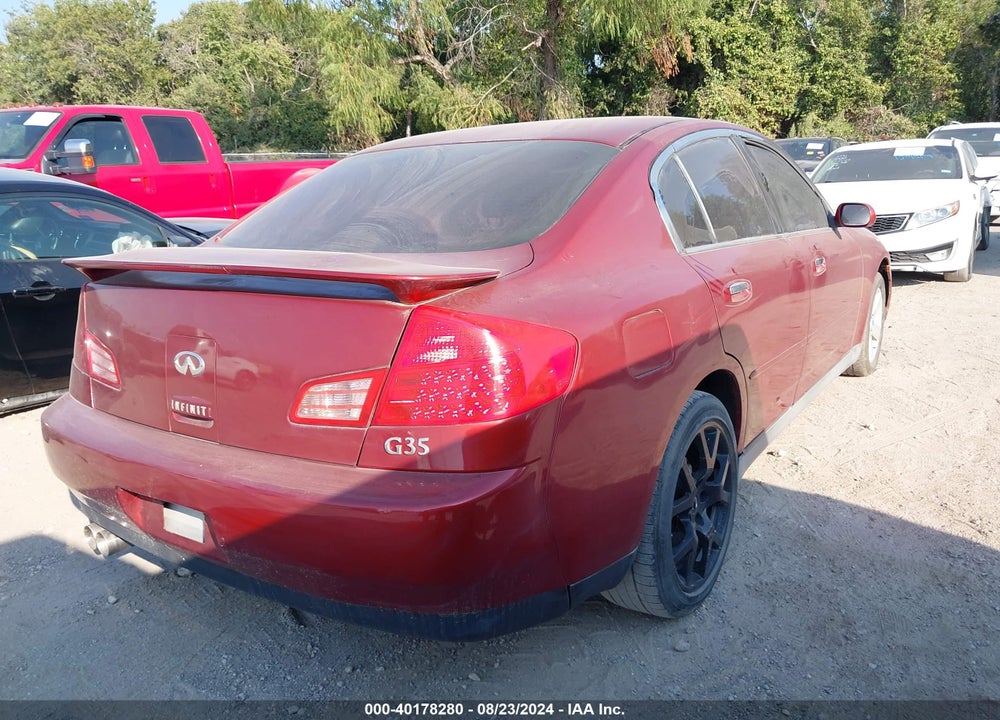2003 INFINITI G35 LUXURY LEATHER VIN: JNKCV51E13M013891