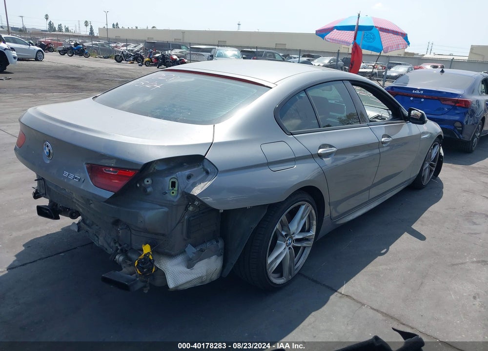 2017 BMW 650I GRAN COUPE VIN: WBA6D4C30HD981329