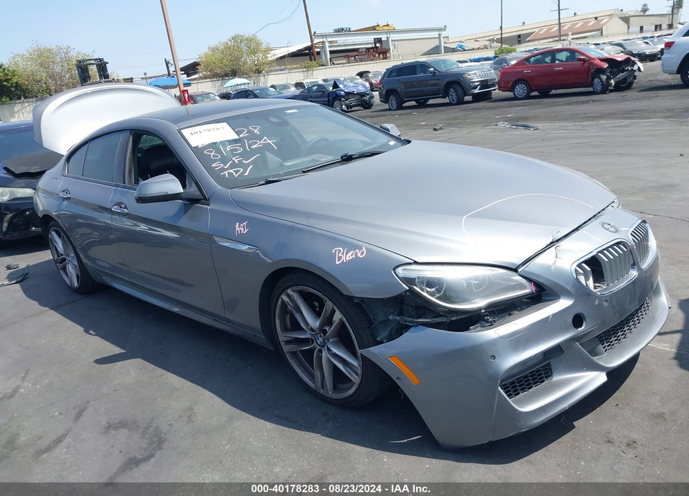 2017 BMW 650I GRAN COUPE VIN: WBA6D4C30HD981329