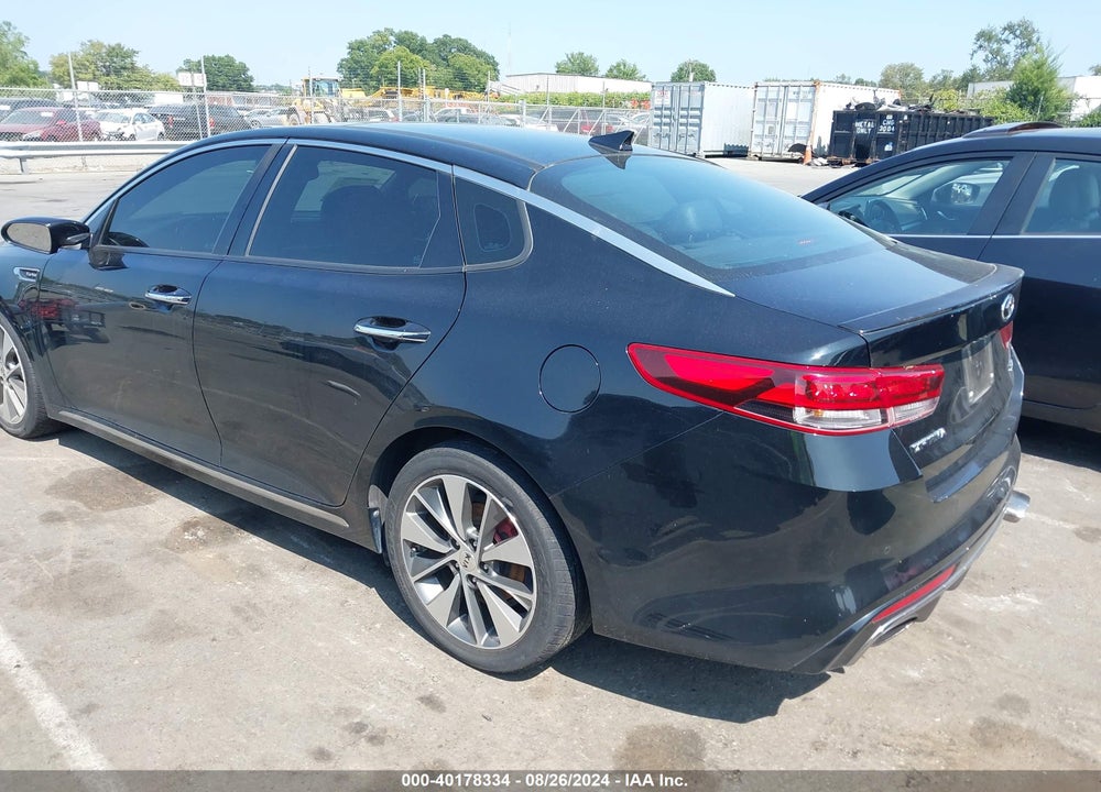 2016 KIA OPTIMA SXL TURBO VIN: 5XXGV4L29GG015254