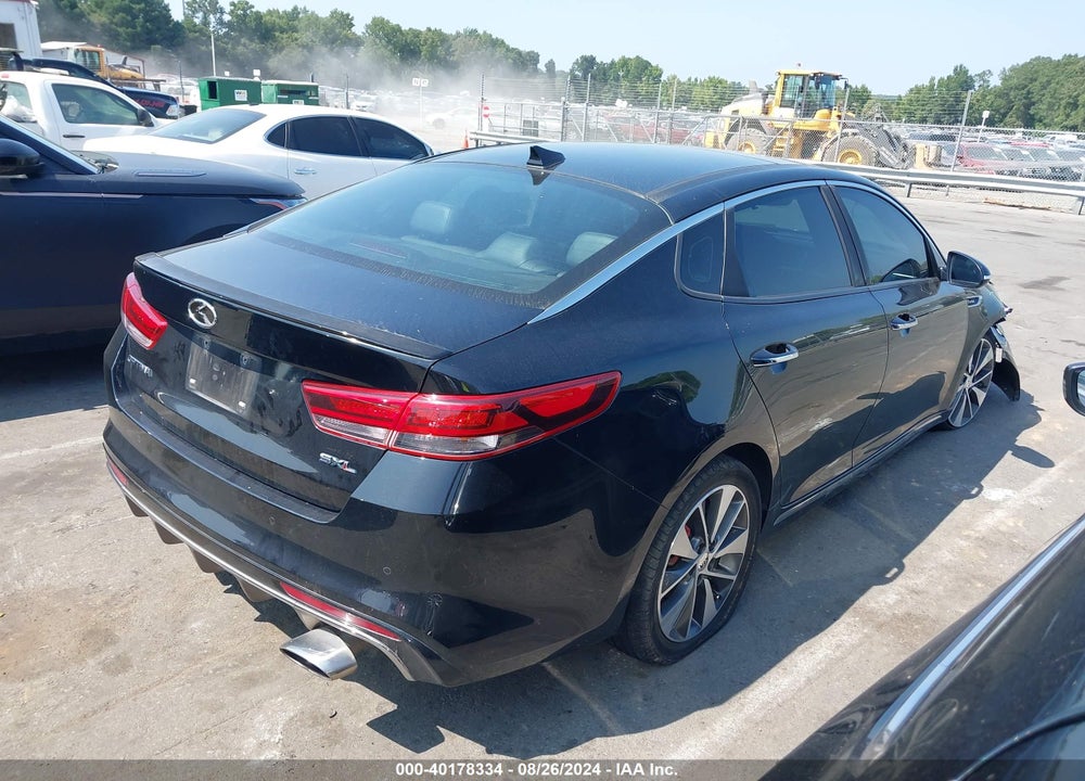 2016 KIA OPTIMA SXL TURBO VIN: 5XXGV4L29GG015254