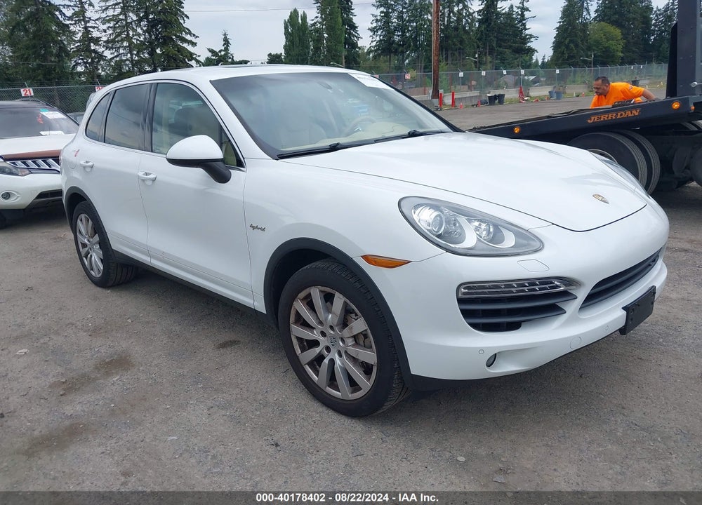 2012 PORSCHE CAYENNE HYBRID S VIN: WP1AE2A28CLA93949
