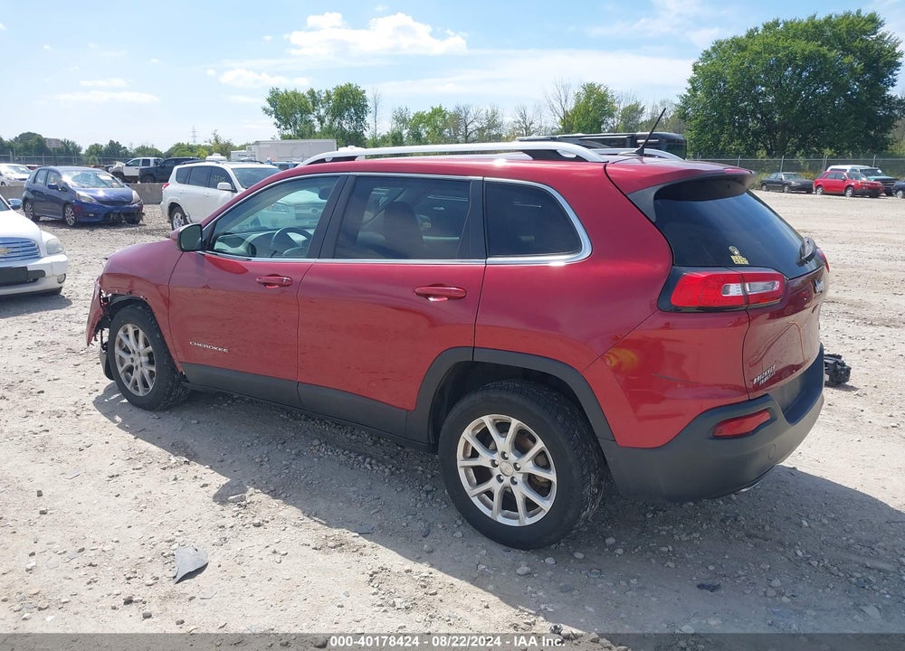 2015 JEEP CHEROKEE LATITUDE VIN: 1C4PJLCB6FW525709