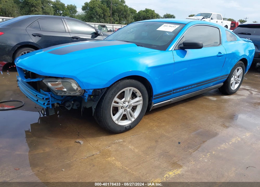 2012 FORD MUSTANG V6 VIN: 1ZVBP8AM4C5283317