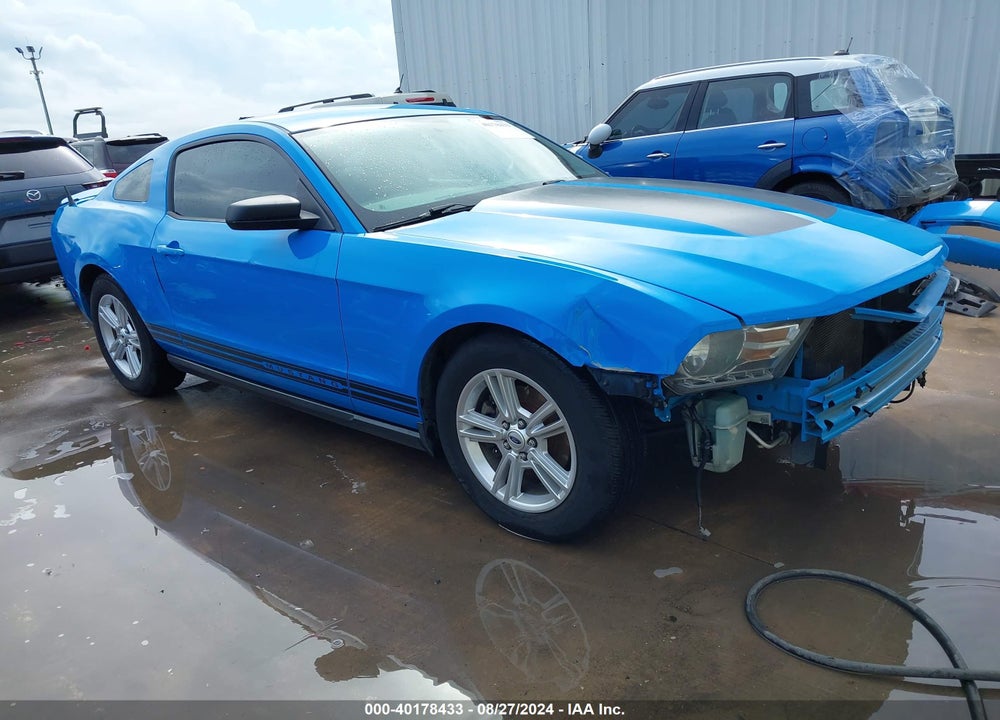 2012 FORD MUSTANG V6 VIN: 1ZVBP8AM4C5283317