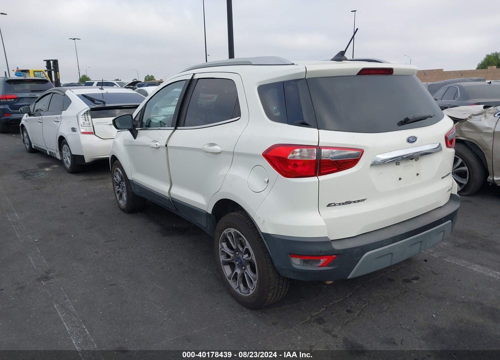 2020 FORD ECOSPORT TITANIUM VIN: MAJ6S3KL5LC354490