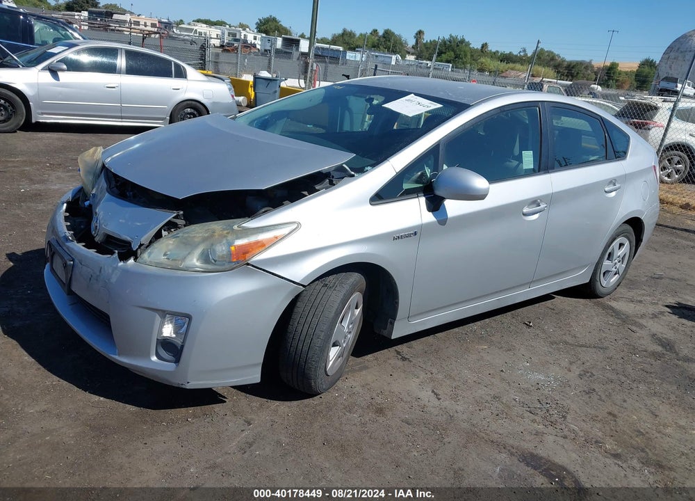 2011 TOYOTA PRIUS TWO VIN: JTDKN3DU6B0256414